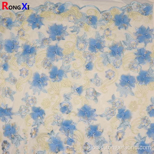 Bead Fabric Brand New Embroidery Fabrics With High Quality Factory